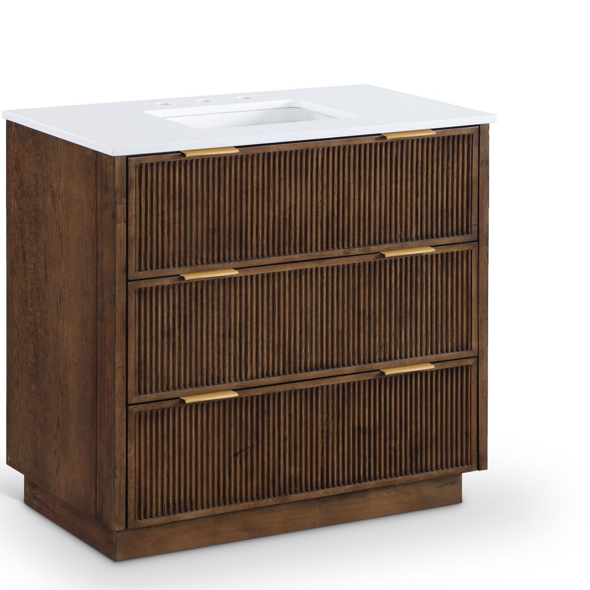 Willard - Engineered Stone And Solid Wood Bathroom Vanity