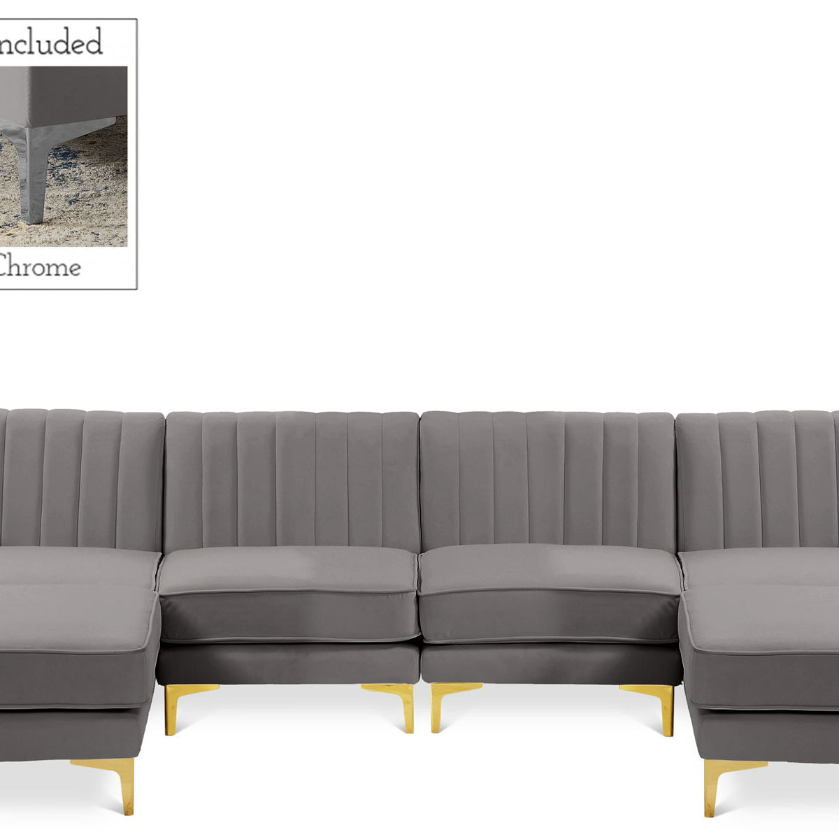 Alina - 6 Piece Modular U-Shaped Sectional