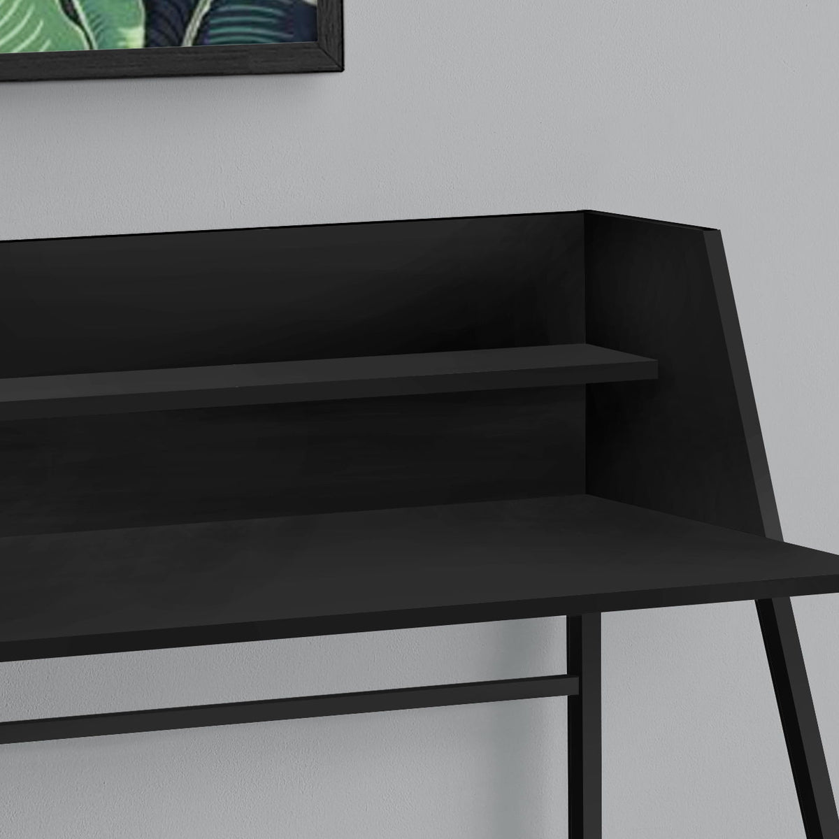 Computer Desk For Home Office Laptop, Storage Shelves, Contemporary & Modern