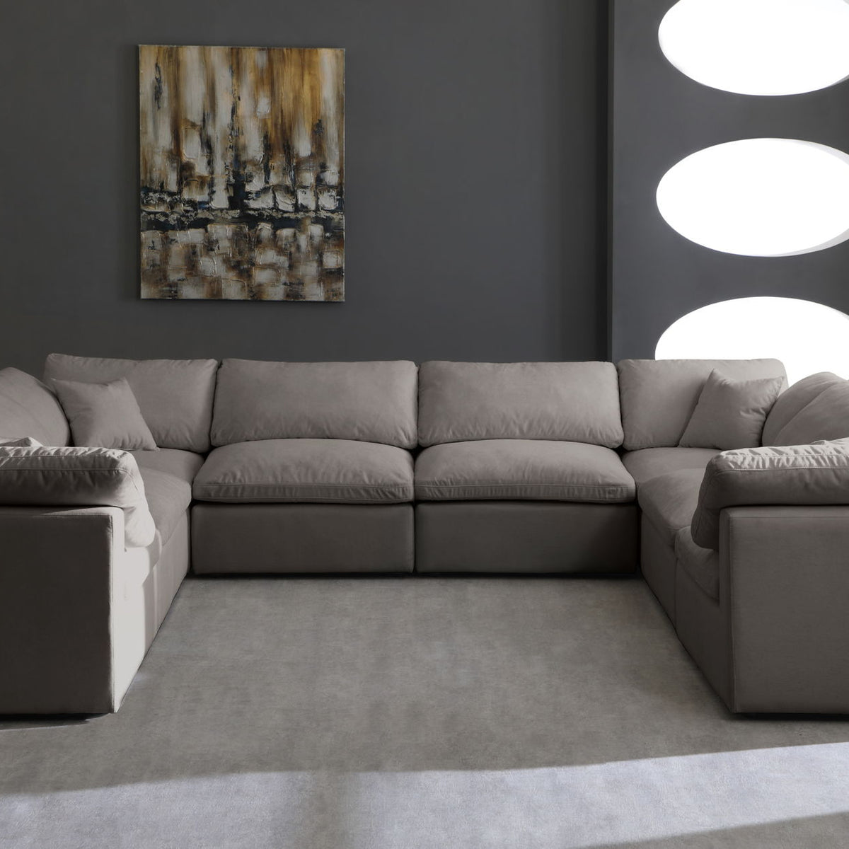 Plush - 8 Piece Modular Sectional