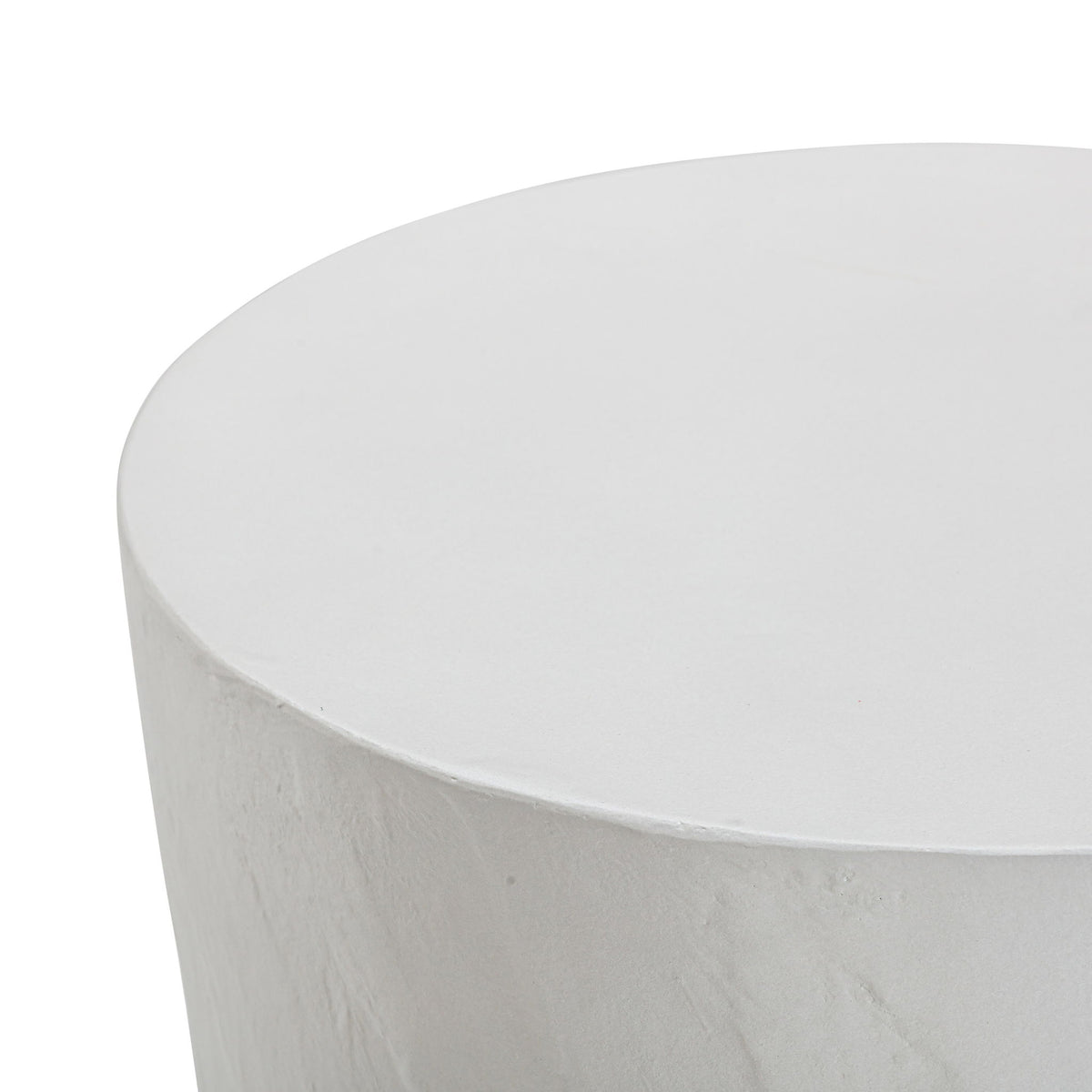 Margot - Faux Plaster Indoor / Outdoor Concrete Stool - Light Gray