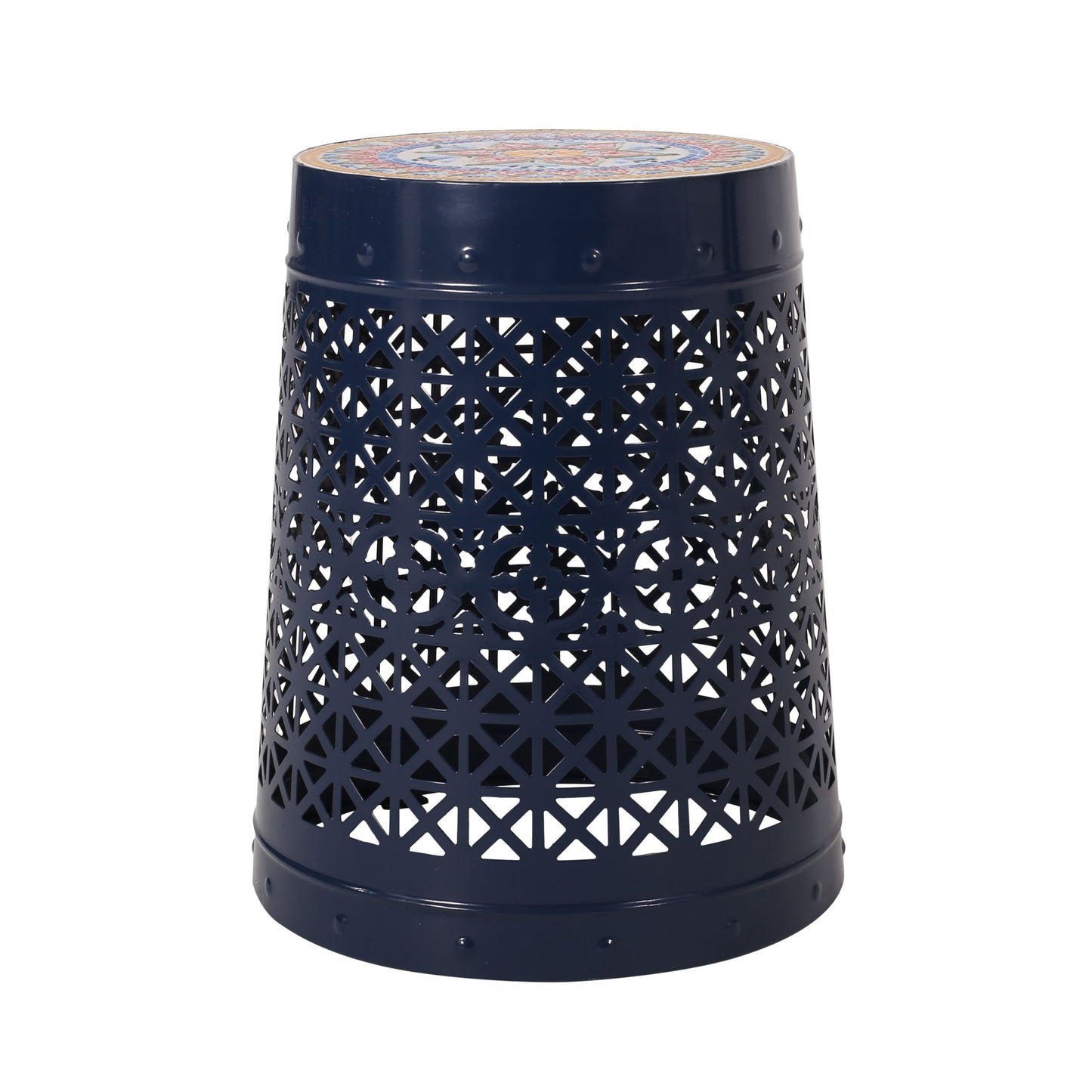 Cranbrook - Side Table With Tile Mosaic Top