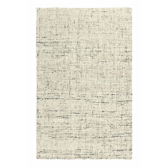 Flatweave area rug, cream beige with fine speckled texture