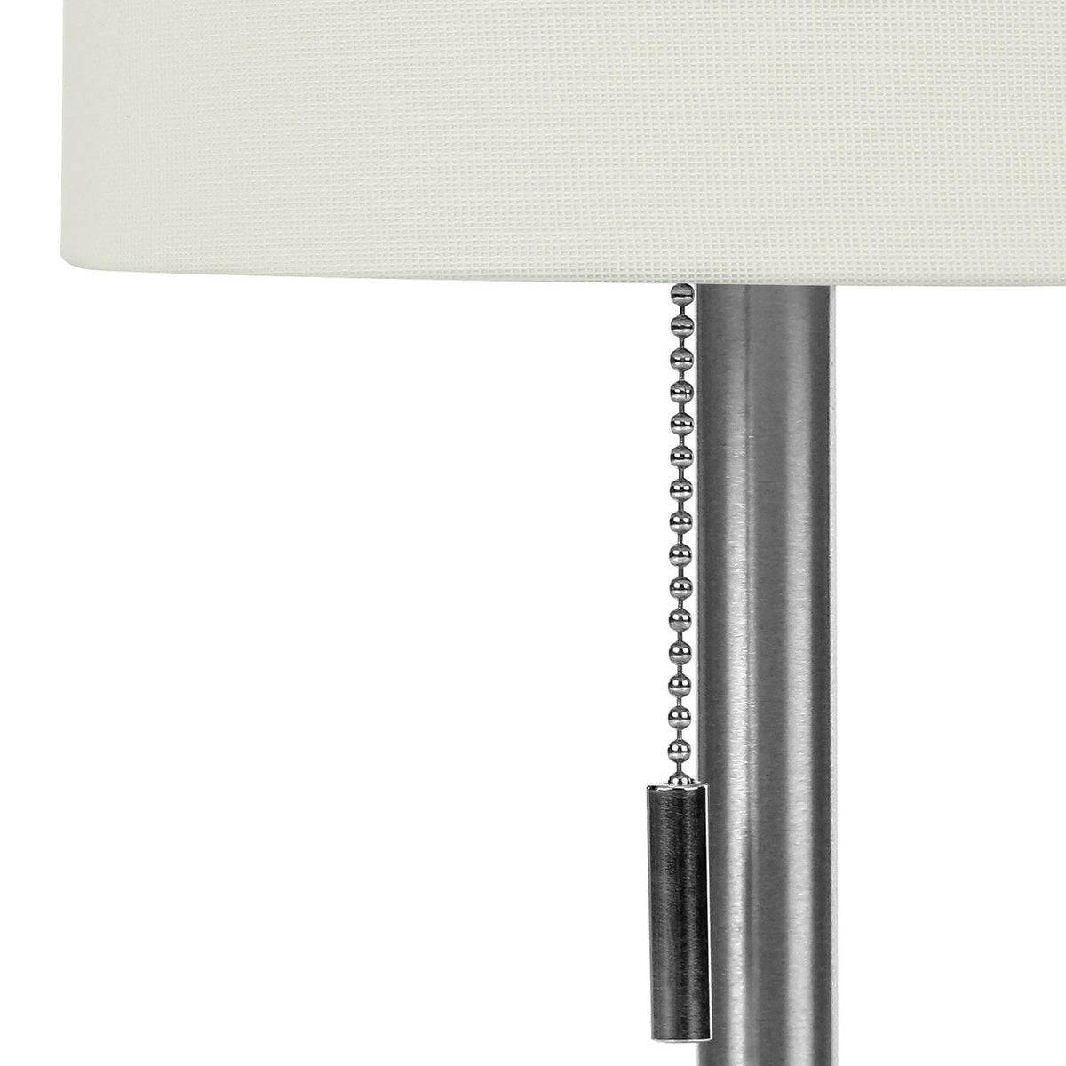 Lighting, Table Lamp, USB Port Included, Nickel, Contemporary (Set of 2)