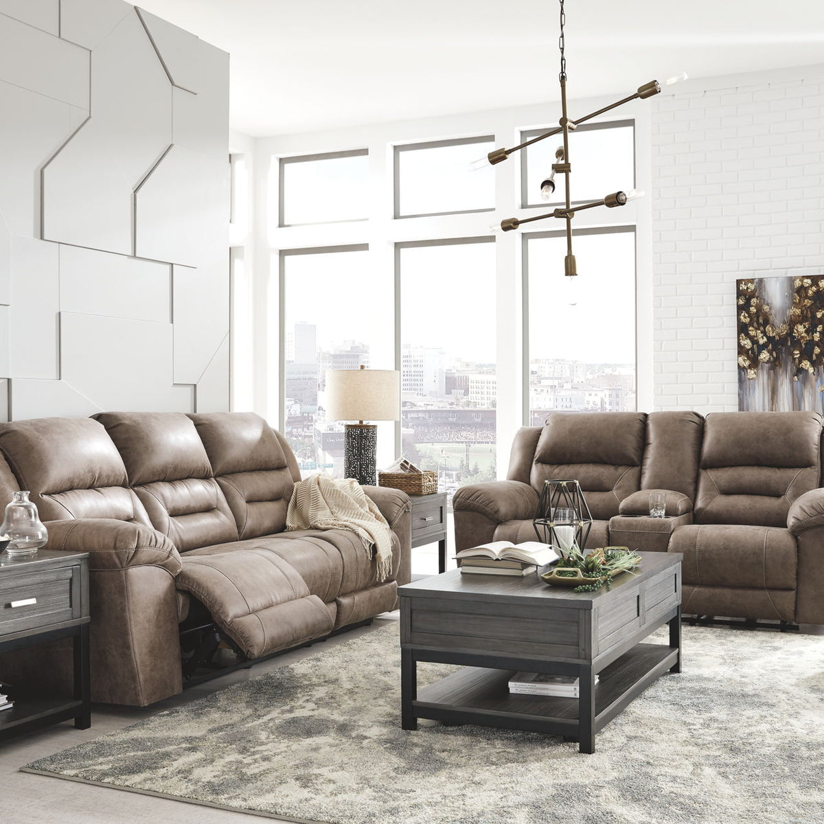 Stoneland - Power Reclining Living Room Set