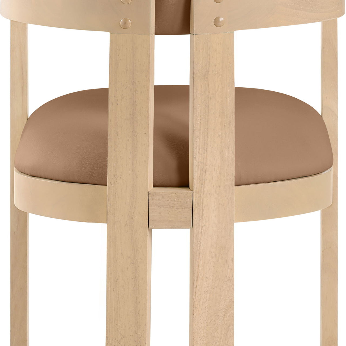 Lavrin - Vegan Leather Dining Arm Chair (Set of 2) - Natural Base