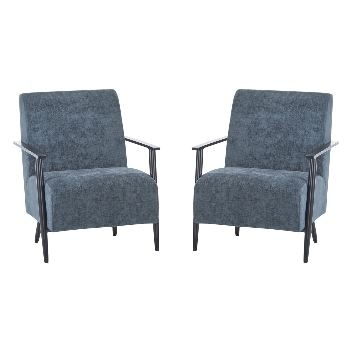 Modern Lounge Chair With Polyester Upholstery