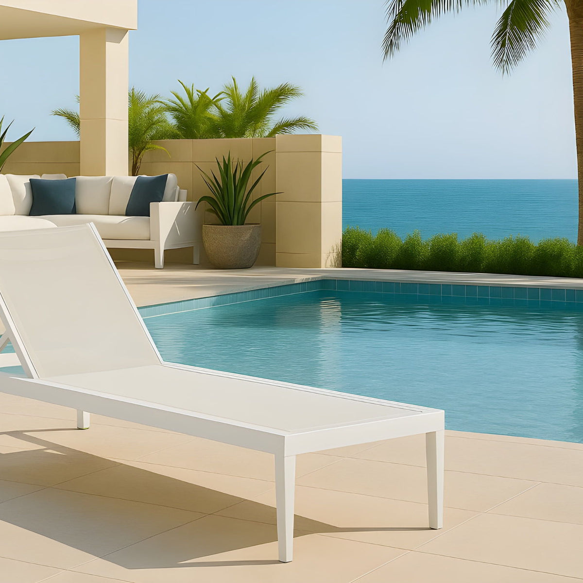 Nizuc - Outdoor Patio Chaise Lounge Chair