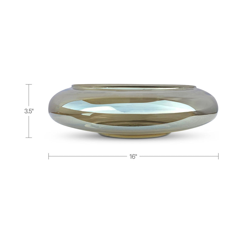 Polene - Glass Bowl Large - Smoky Brown