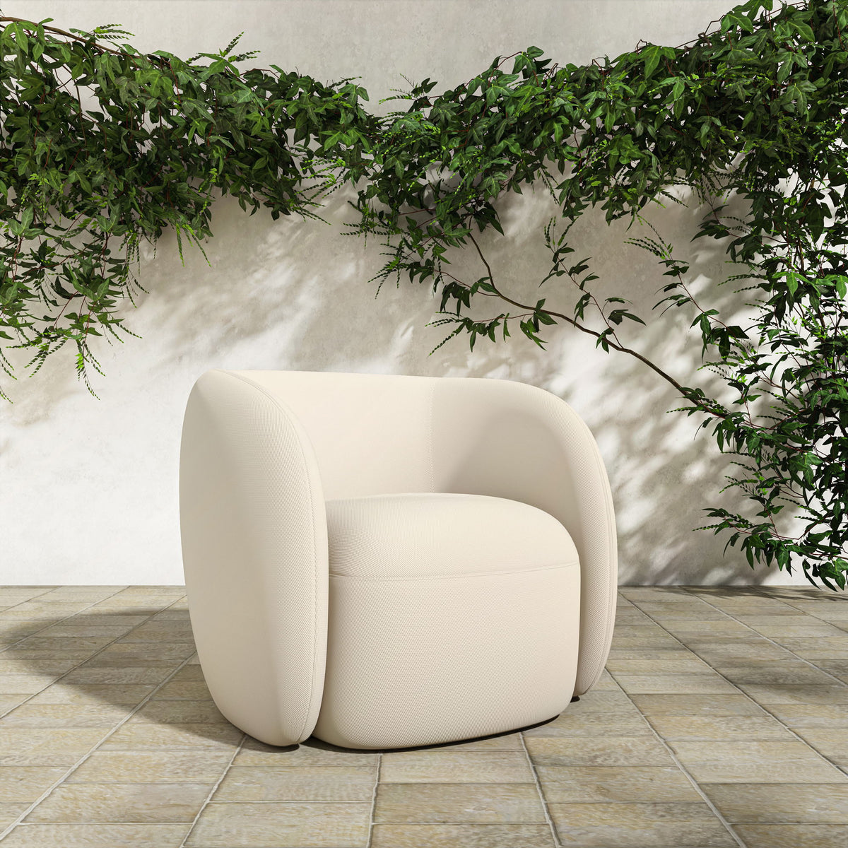Rae - Outdoor Accent Chair - Beige