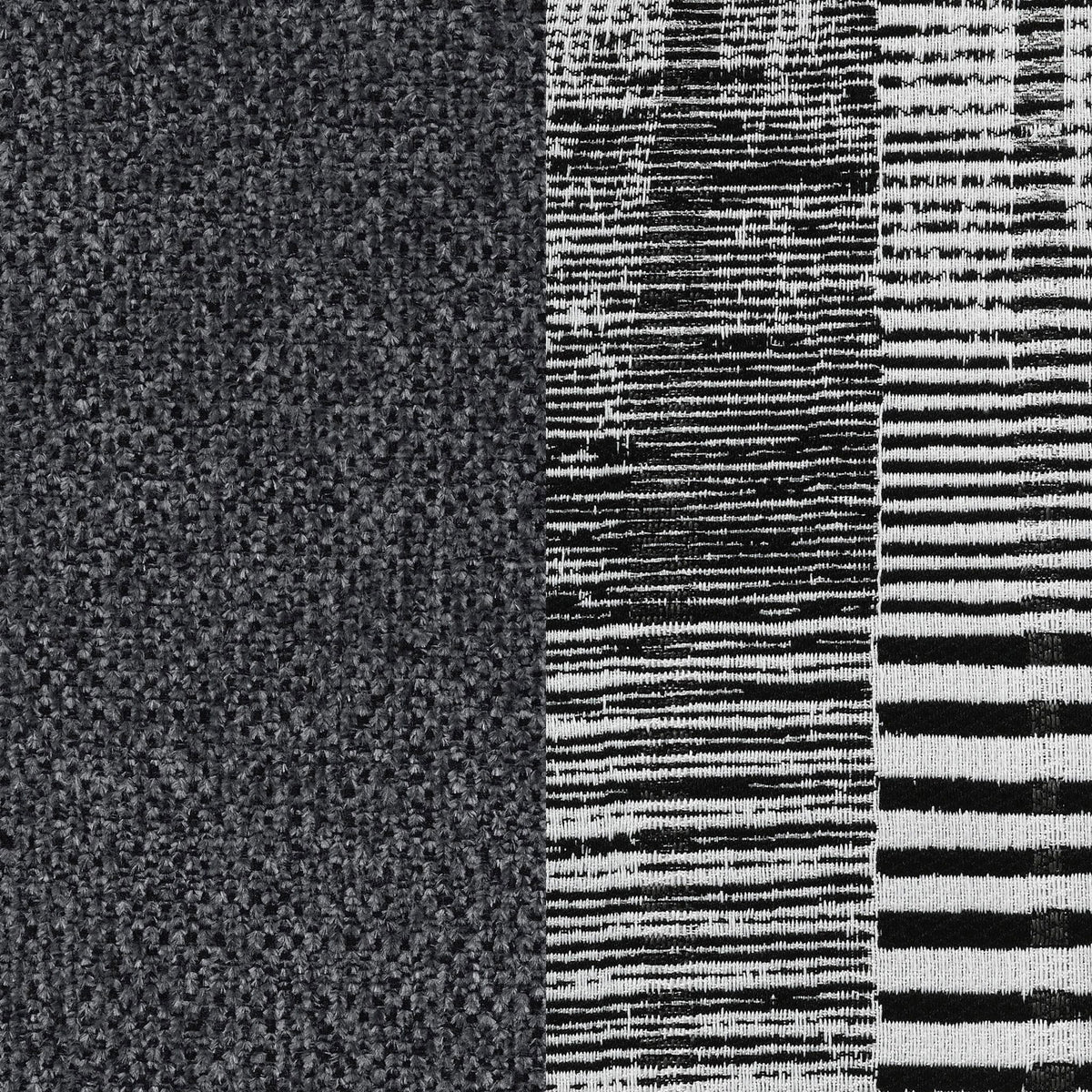 Johnston - Cushion Back Sectional With Pillows Elegant Upholstered Seating - Dark Gray