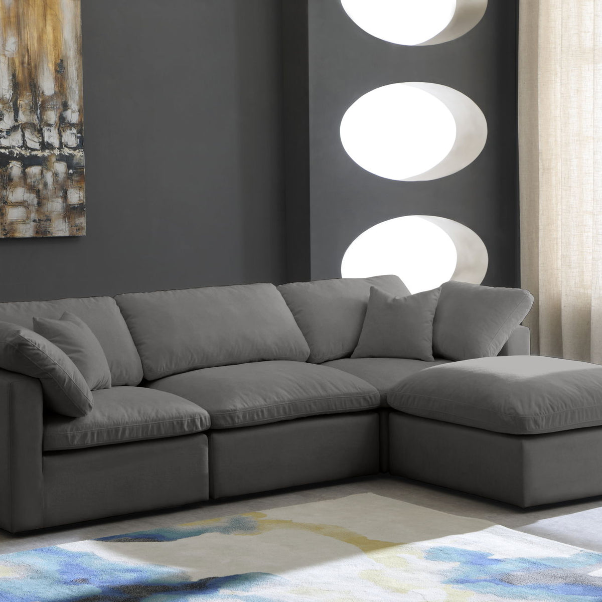 Plush - 4 Piece Modular Sectional