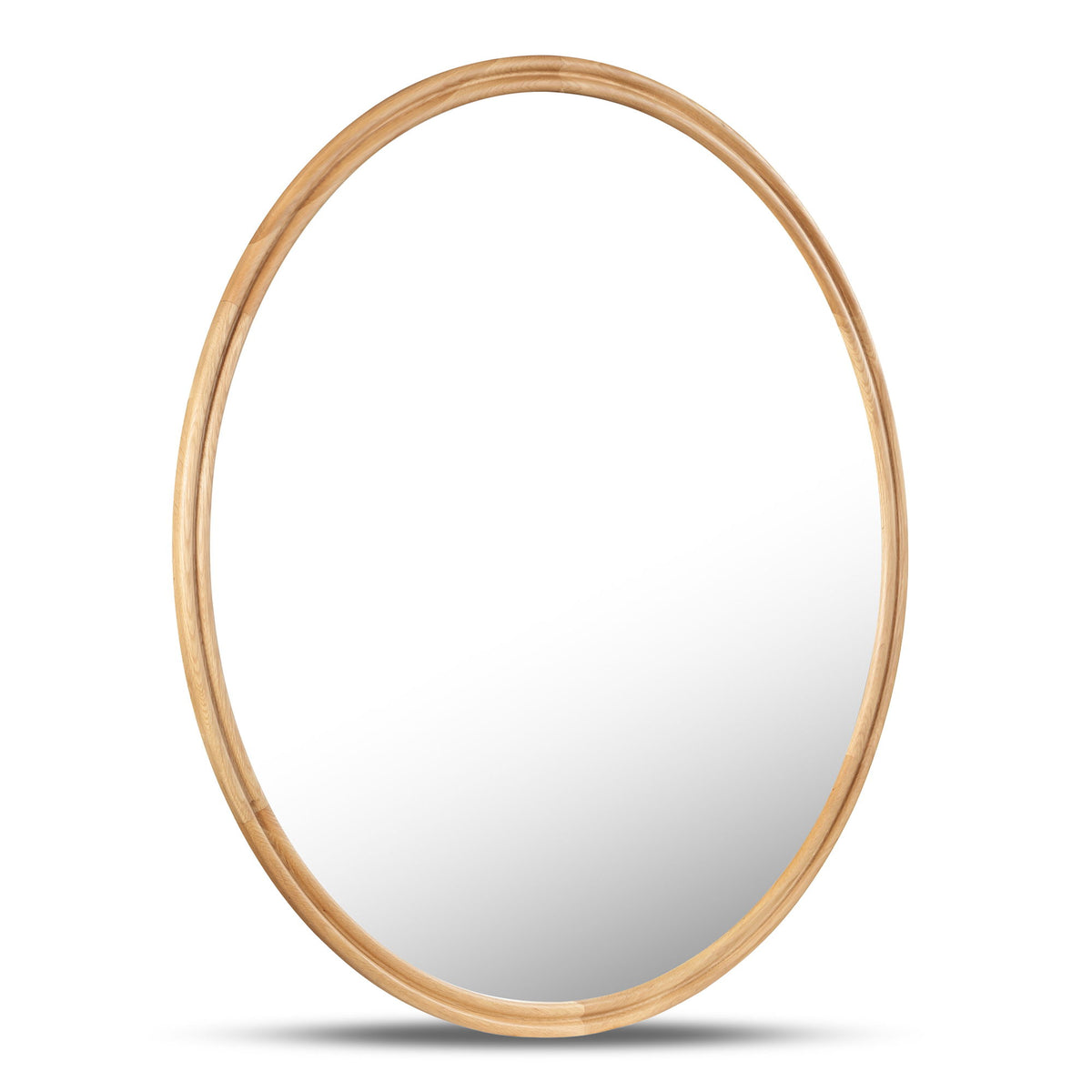Alcott - Accent Round Mirror Small - Light Brown