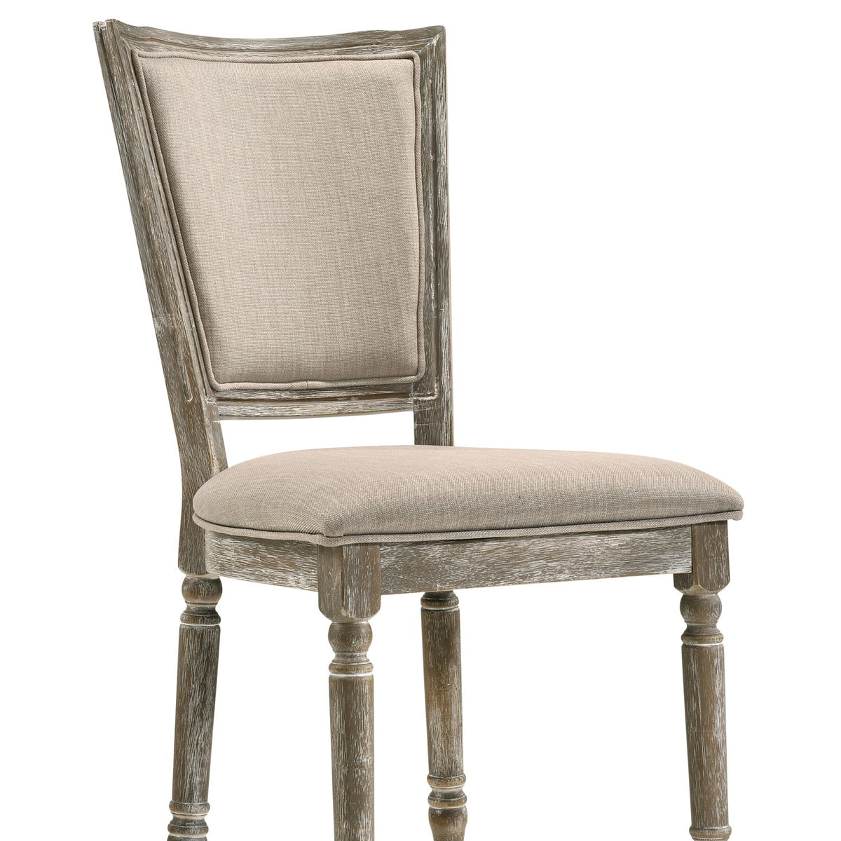 Gabrian - Two Tone, Reclaimed Side Chair (Set of 2) - Beige / Gray