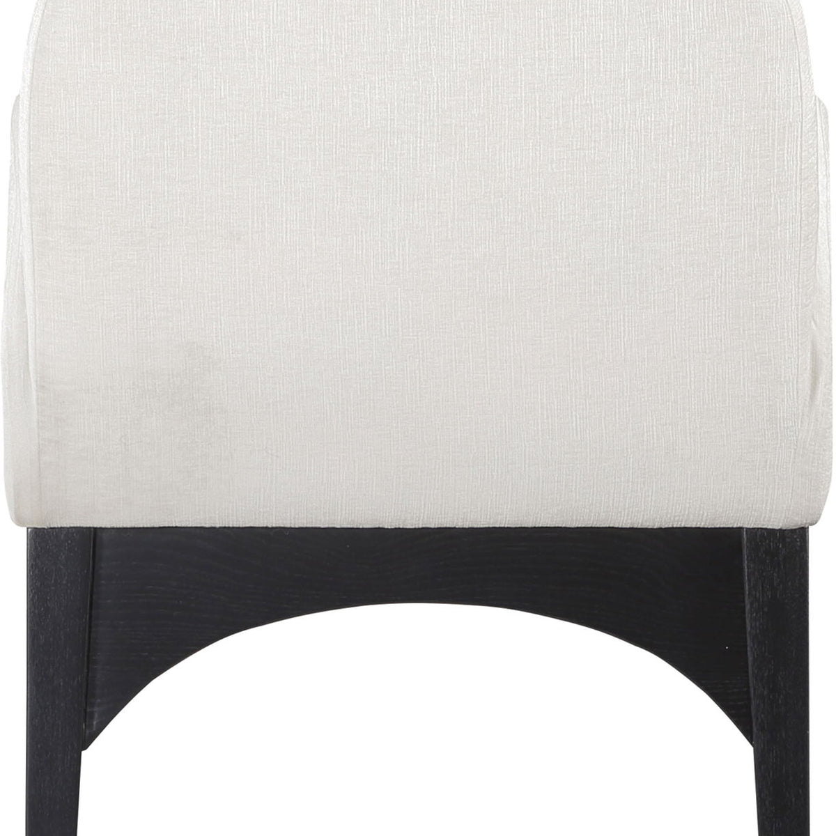 Waldorf - Chenille Dining Arm Chair With Black Legs