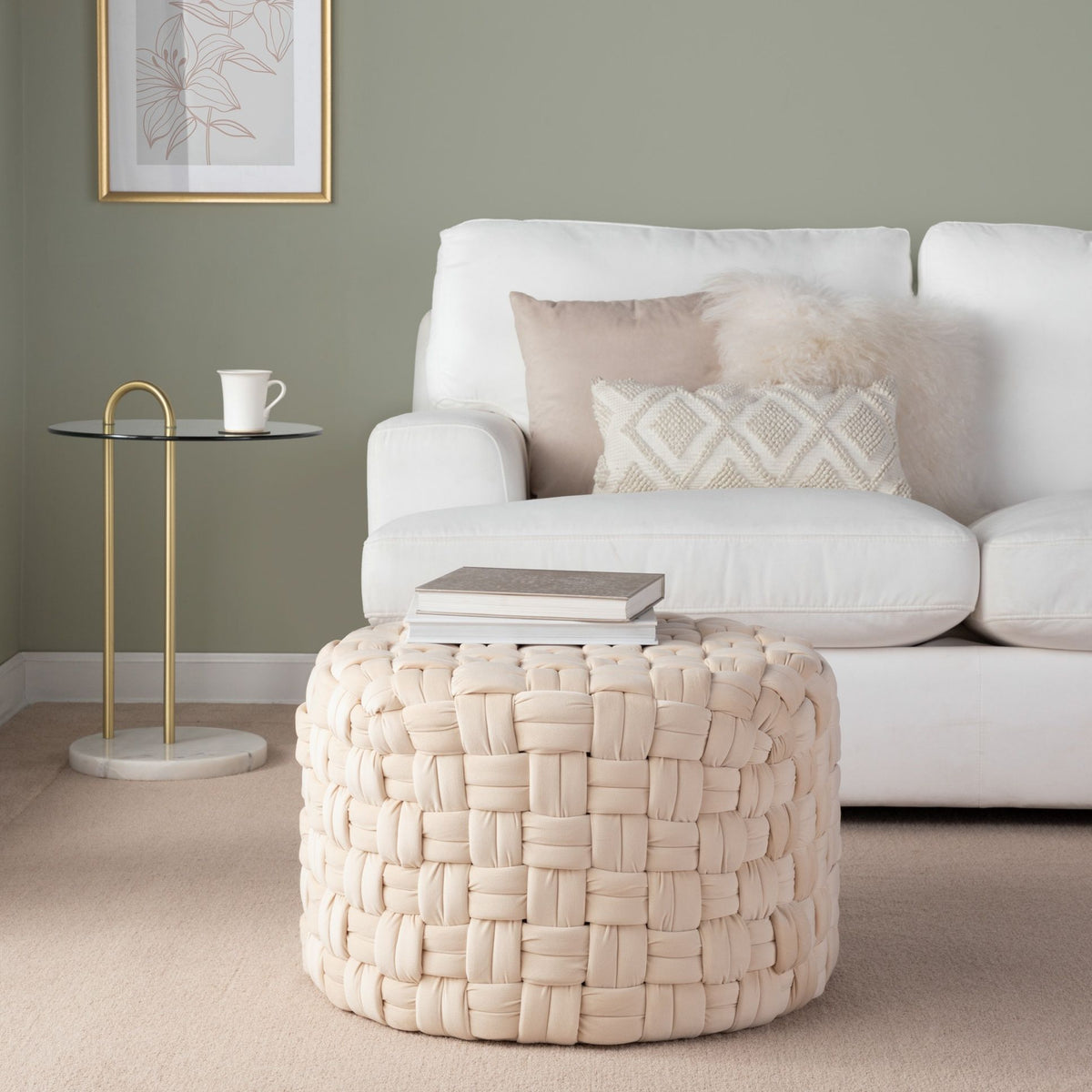 Braided - Versatile Round Ottoman