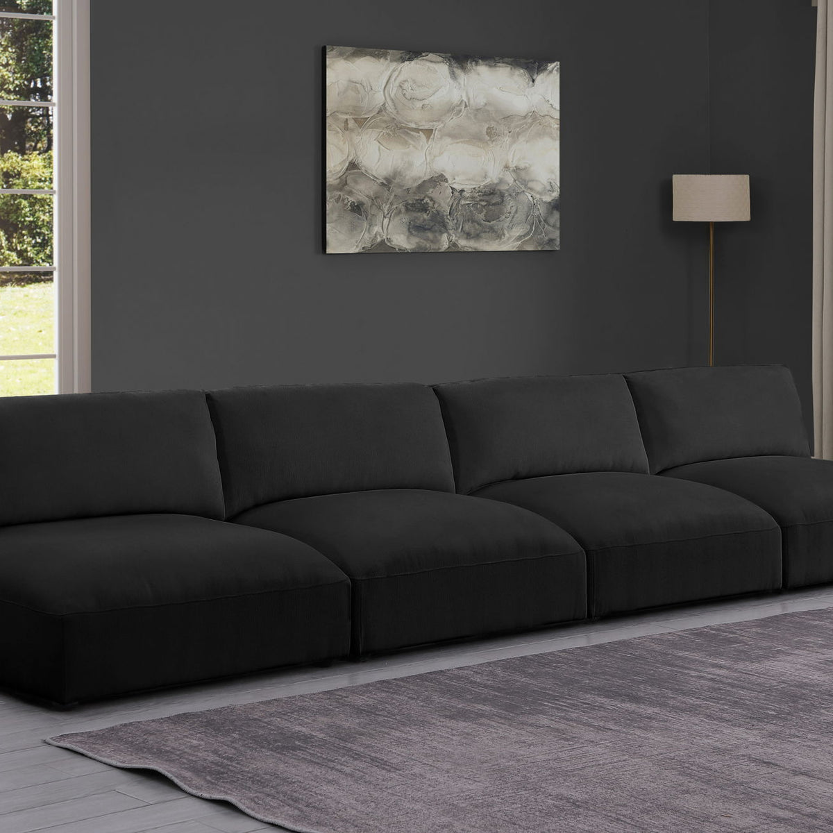 Ease - 4 Seat Modular Armless Sofa