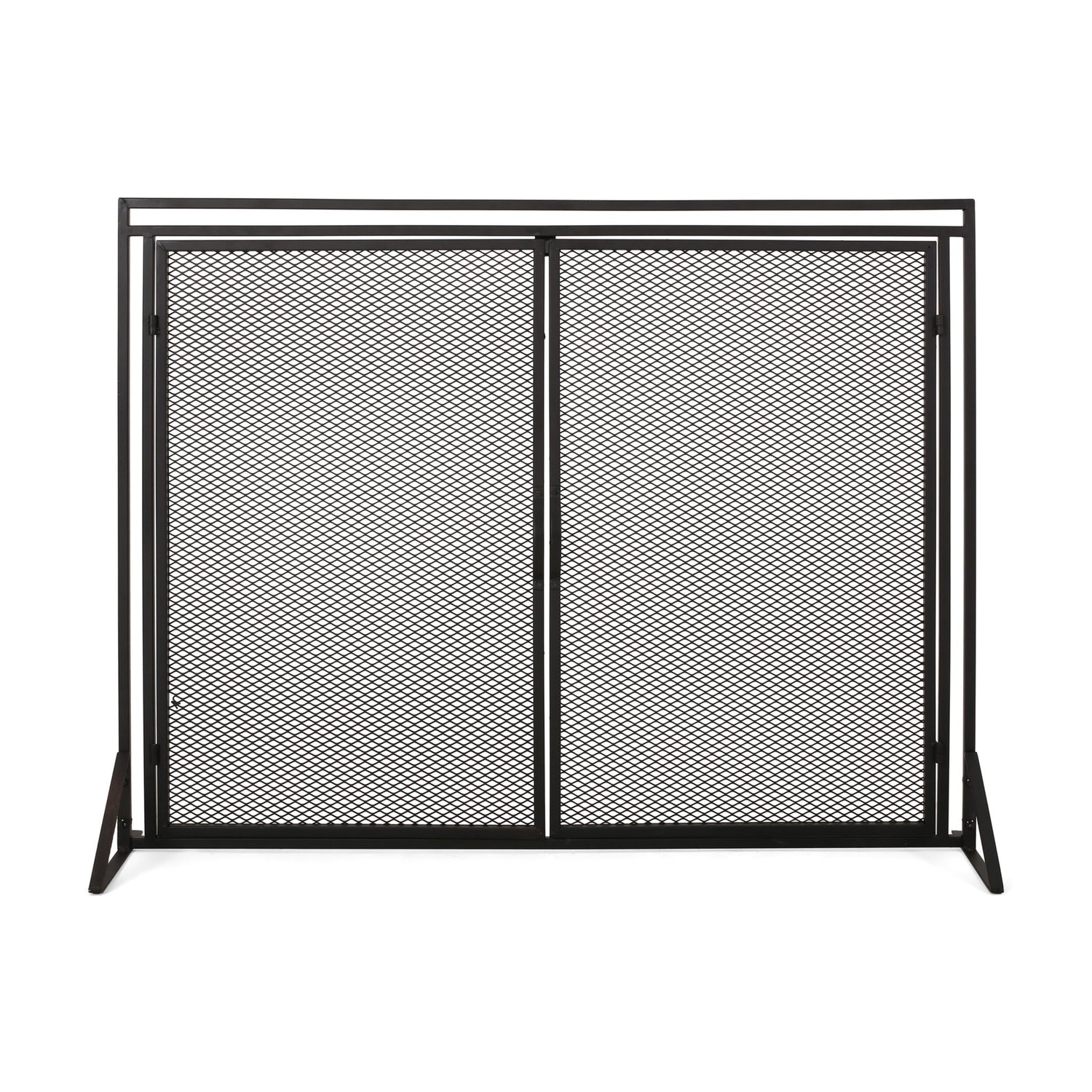 Samantha - Iron Fireplace Screen 2 Door Design