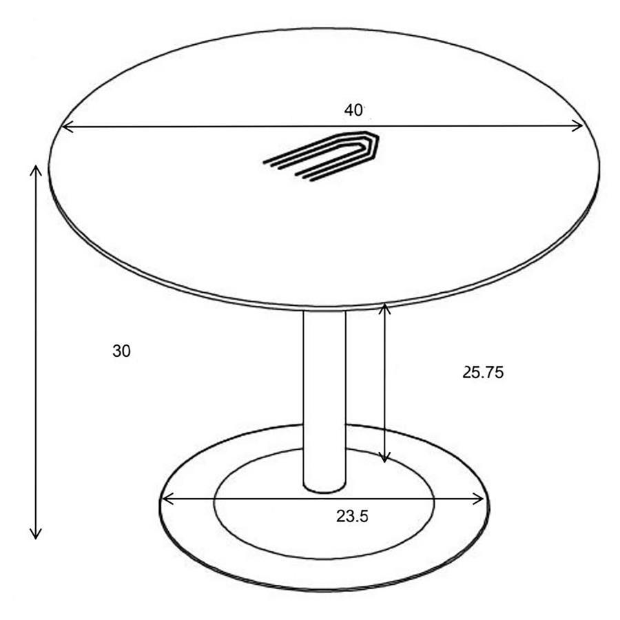 Cora - Round Wood Top Dining Table - Brown Walnut