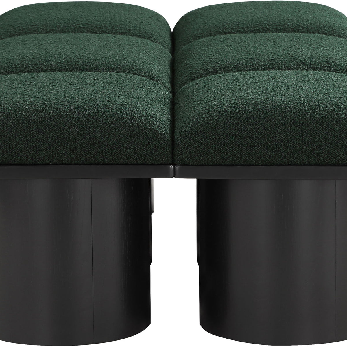 Pavilion - 6 Piece Modular Bench With Black Base