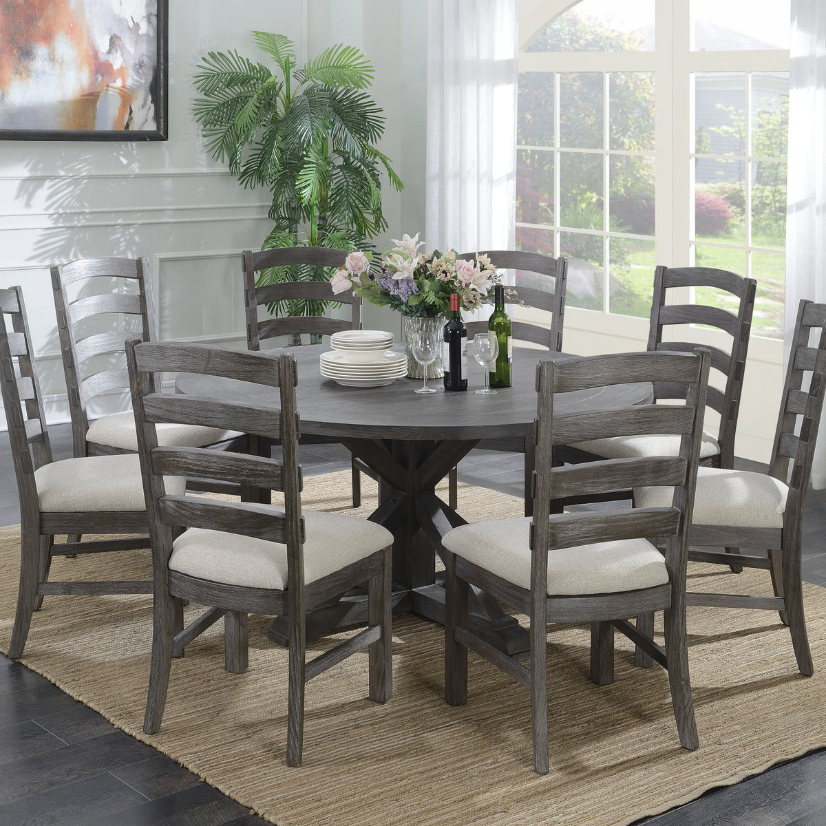 Rusti - Upholstered Dining Chairs (Set of 2) - Brown