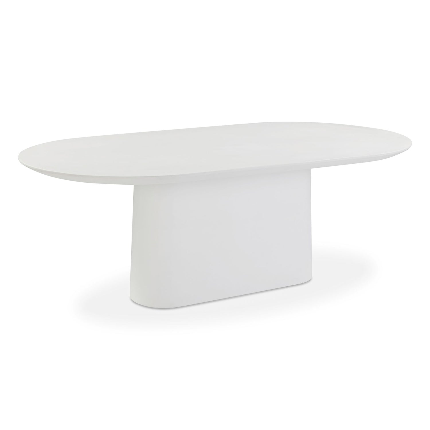 Nara - Indoor / Outdoor Concrete Dining Table - Pure White