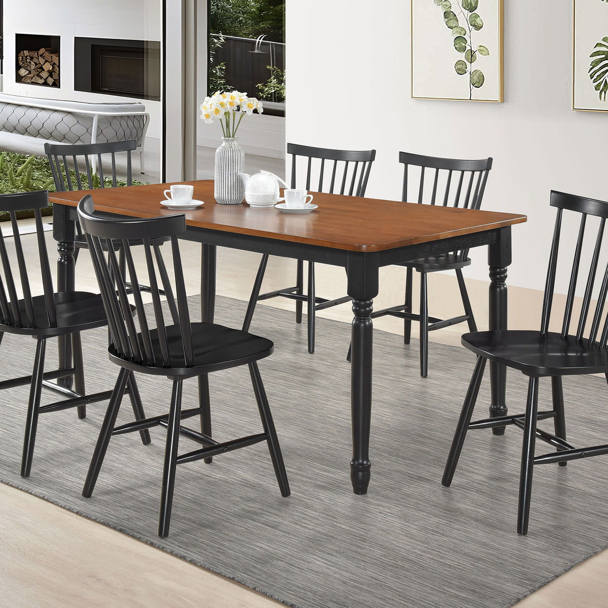 Hollyoak - Rectangular Dining Set