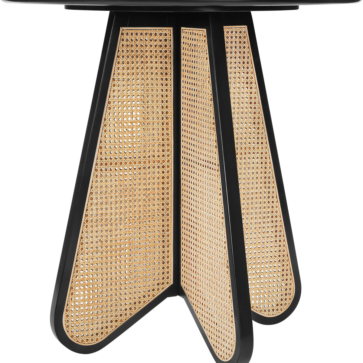Butterfly - Solid Wood And Natural Cane Table
