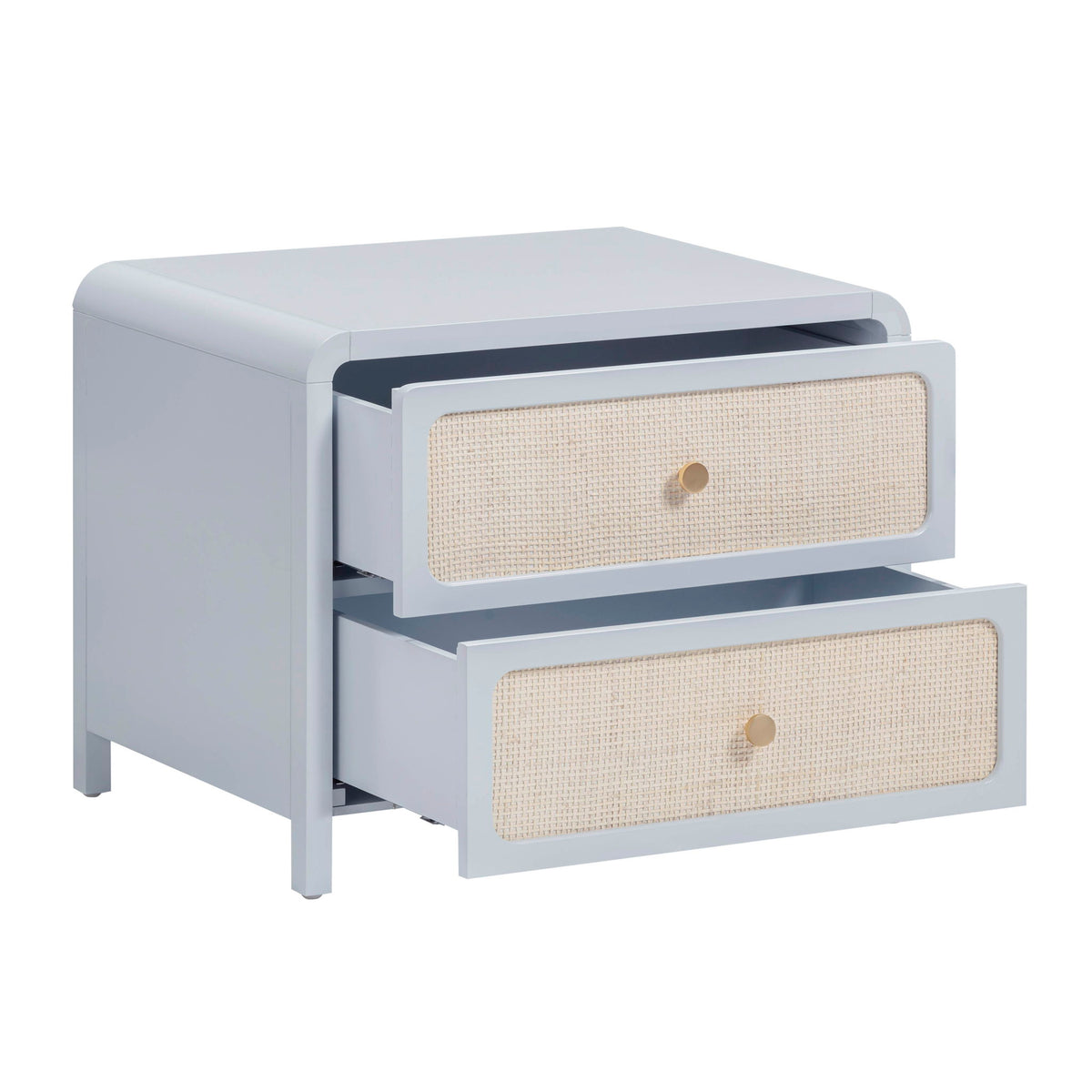 Patty - Rattan 2-Drawer Nightstand