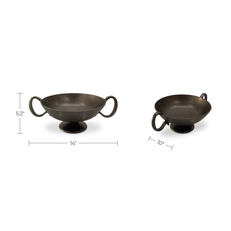 Floris - Decorative Bowl - Antique Brass