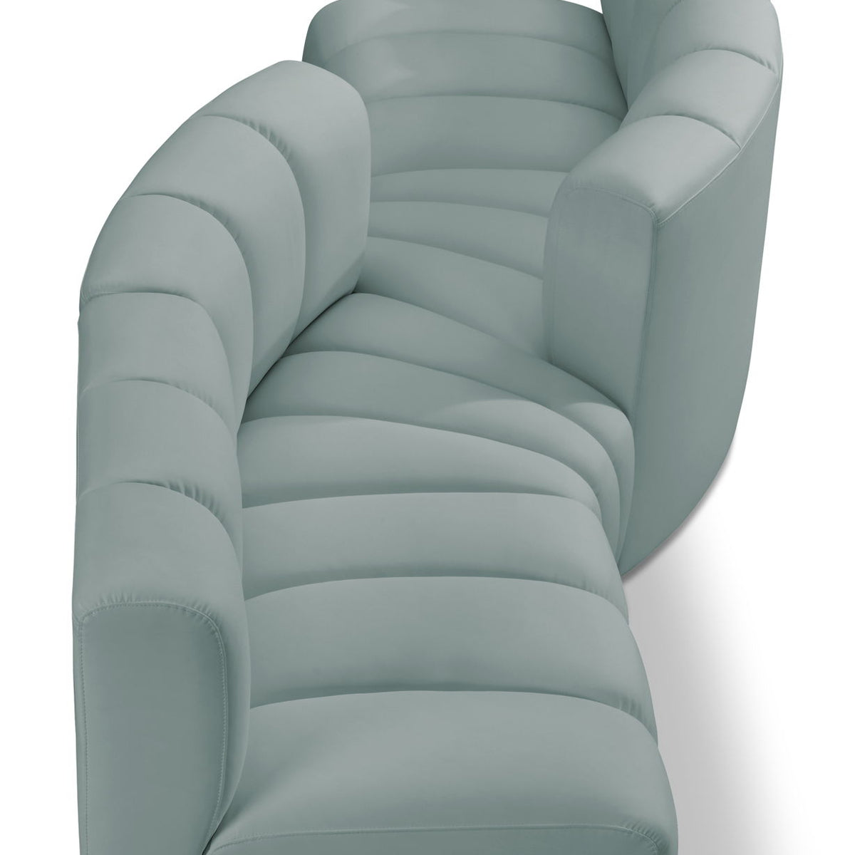 Arc - Faux Leather 4 Piece Sofa