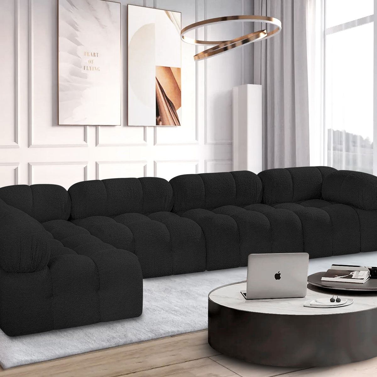 Ames - 5 Piece Modular L-Shaped Sectional