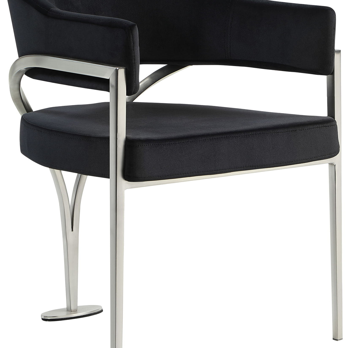 Madelyn - Dining Chair (Set of 2) - Brushed Chrome