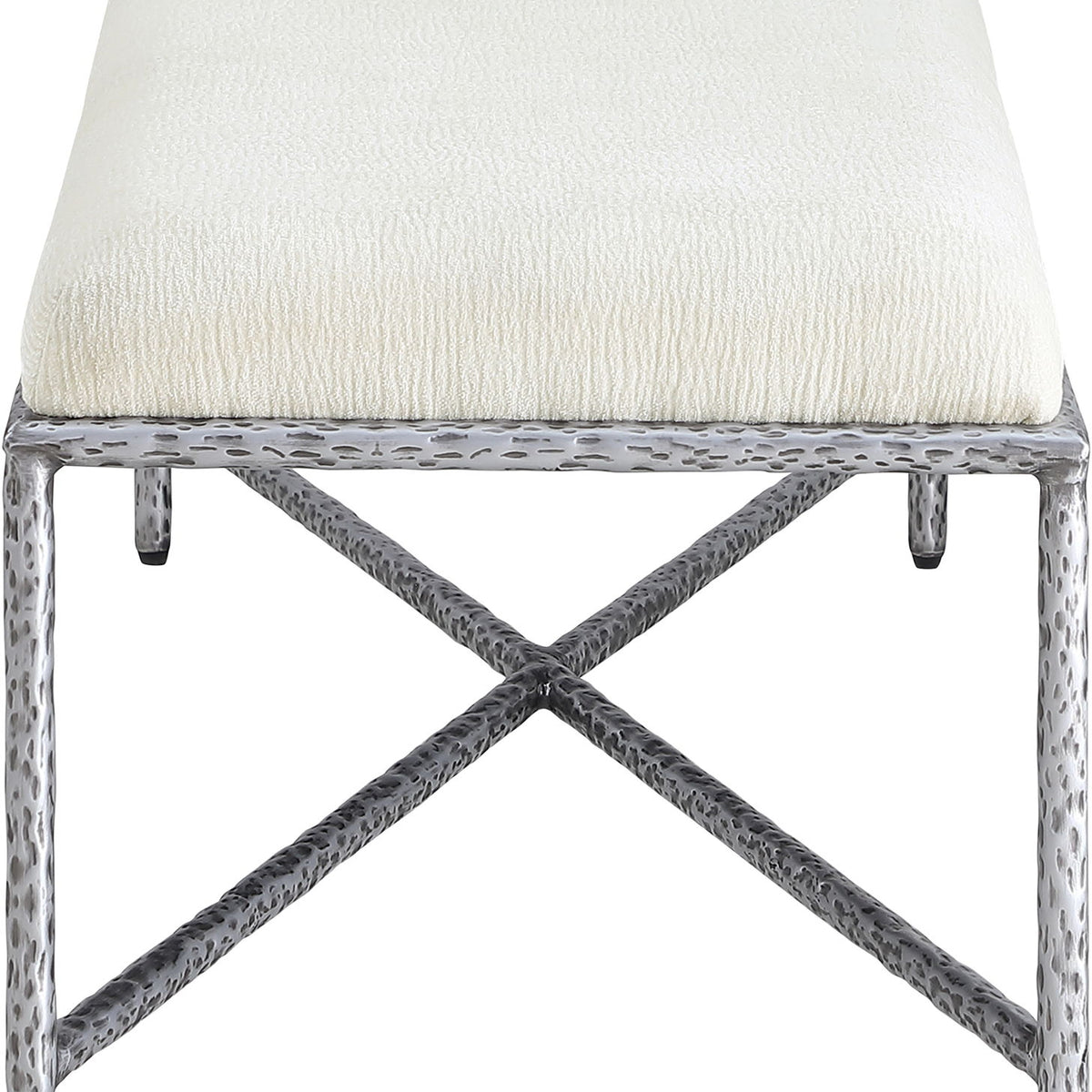 Valley - Bench With Silver Frame