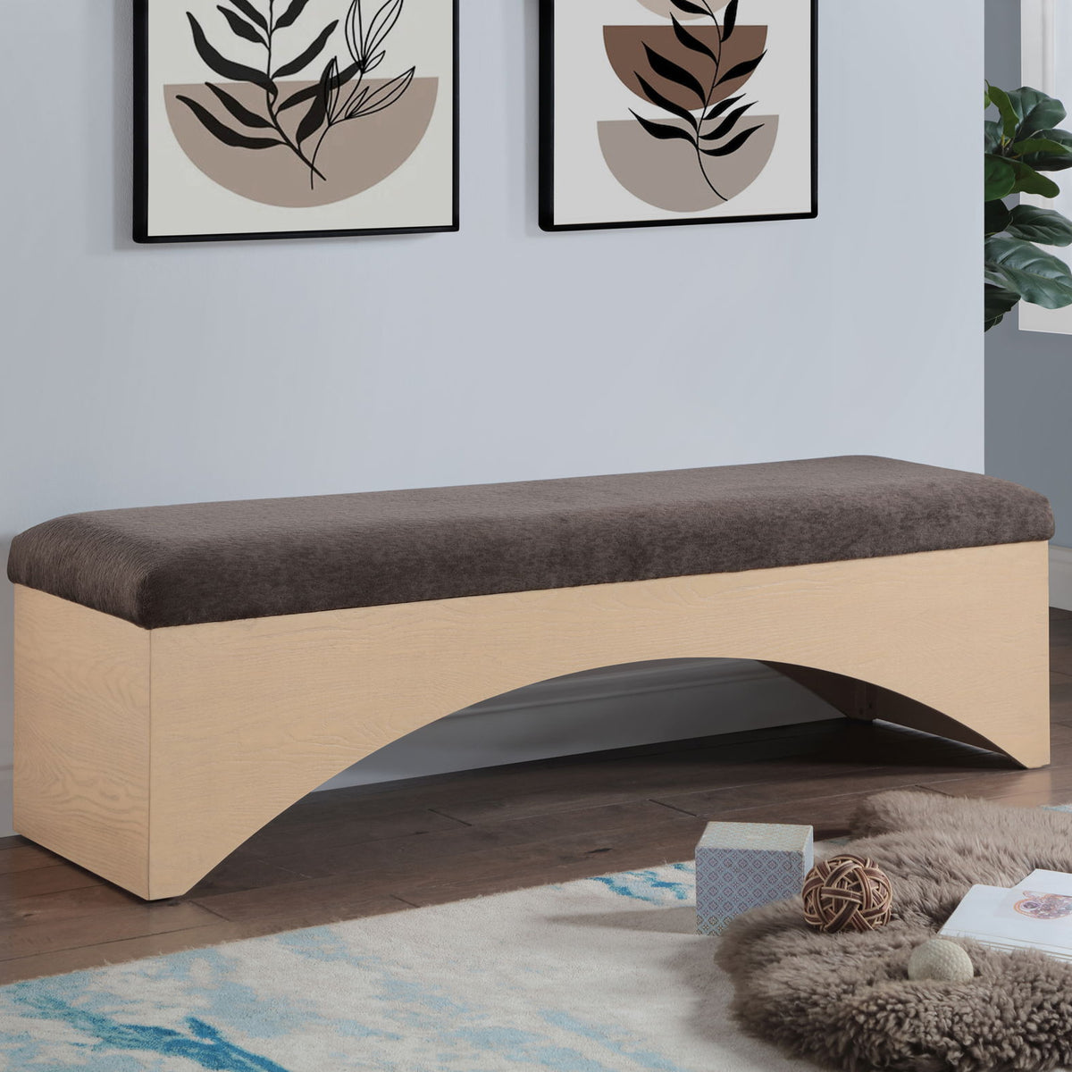 Lawson - Bench With Natural Base