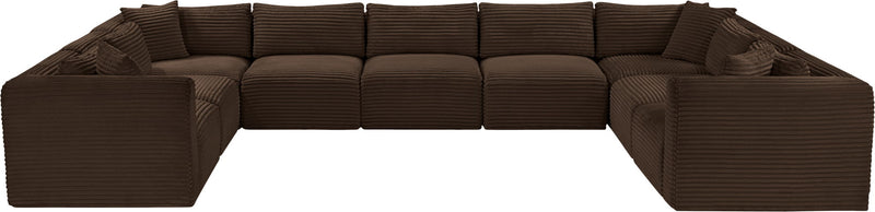 Shaggy - 9 Piece Modular U-Shaped Sectional