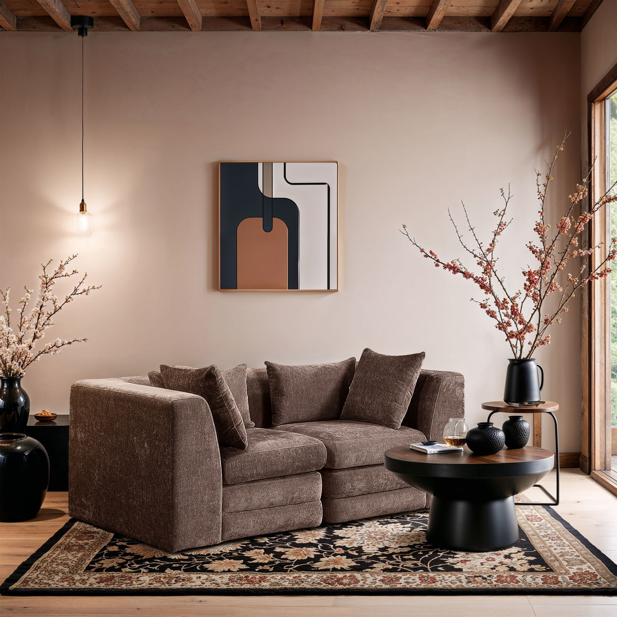 Stellar - 2 Piece 76" Upholstered Modular Loveseat