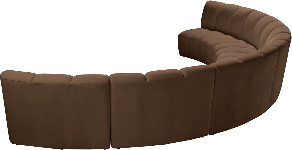 Infinity - 6 Piece Velvet Modular Sectional