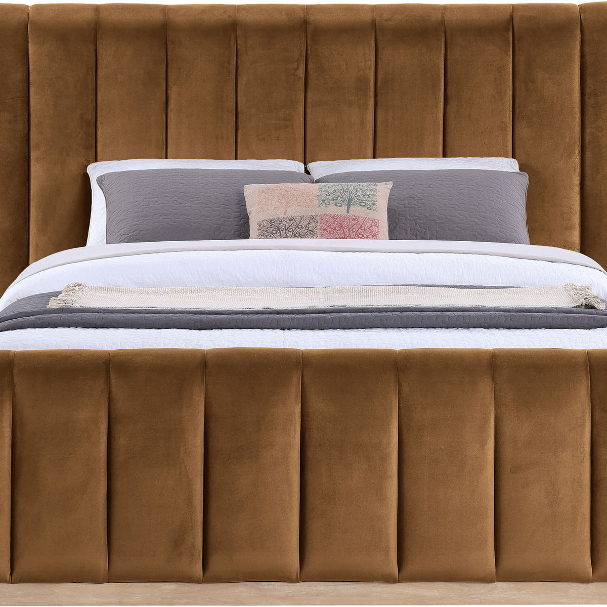 Amara - Velvet Upholstered Bed