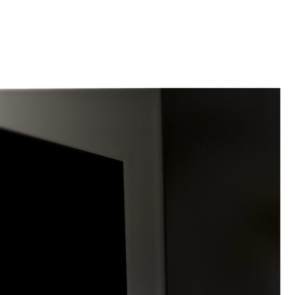 Black photography print corner with edge detail