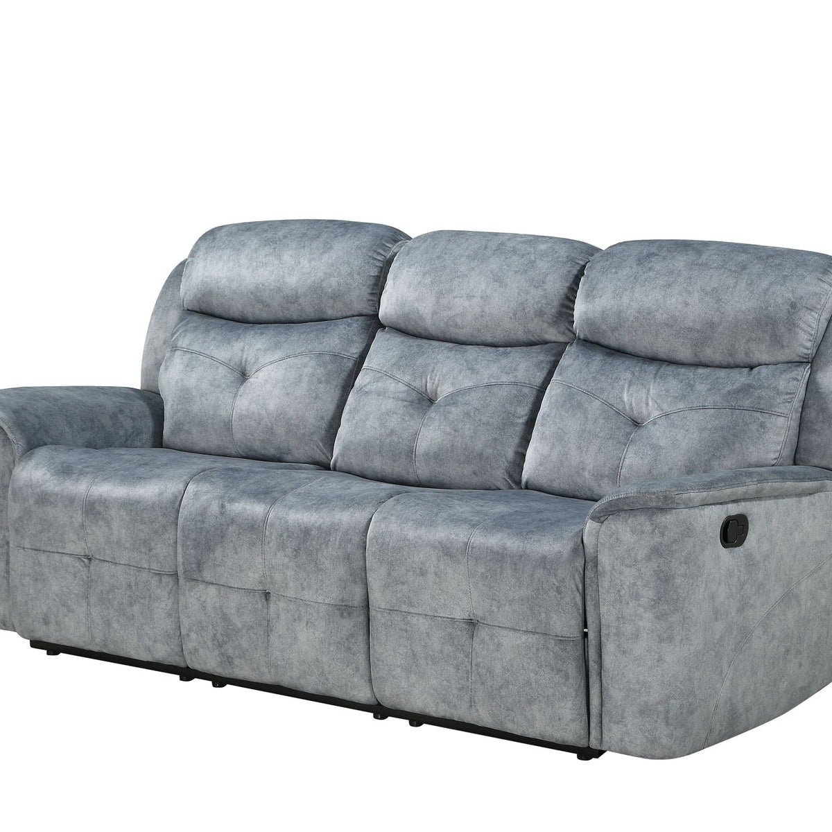 Mariana - Manual Recliner Sofa - Silver Gray