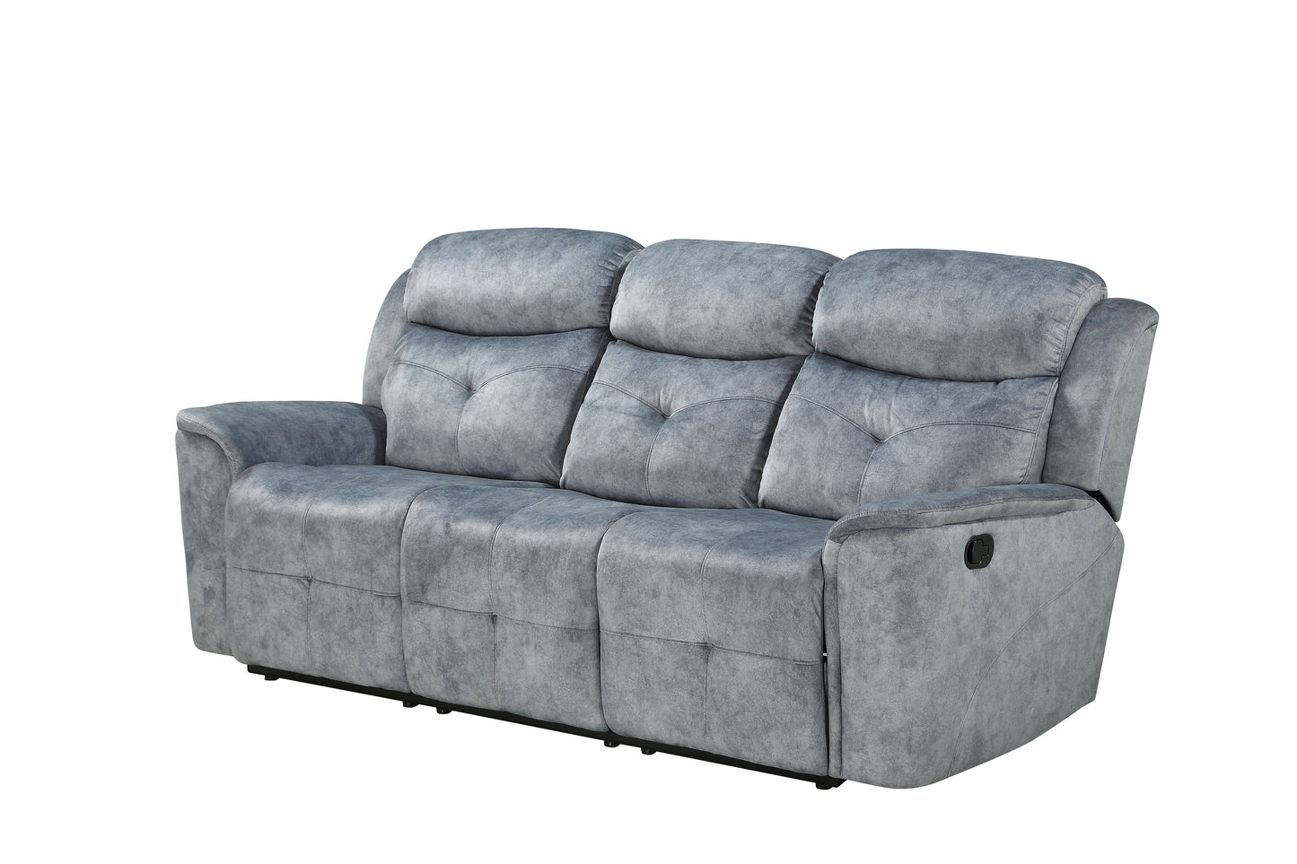 Mariana - Manual Recliner Sofa - Silver Gray