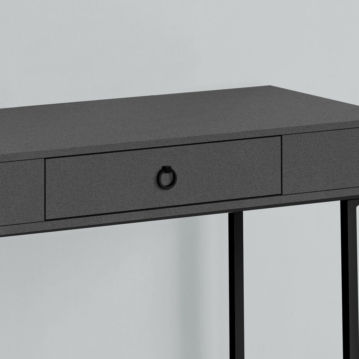 Computer Desk For Home Office, Glossy, Storage Drawer