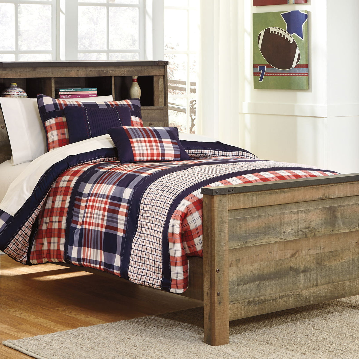 Trinell - Bookcase Bed