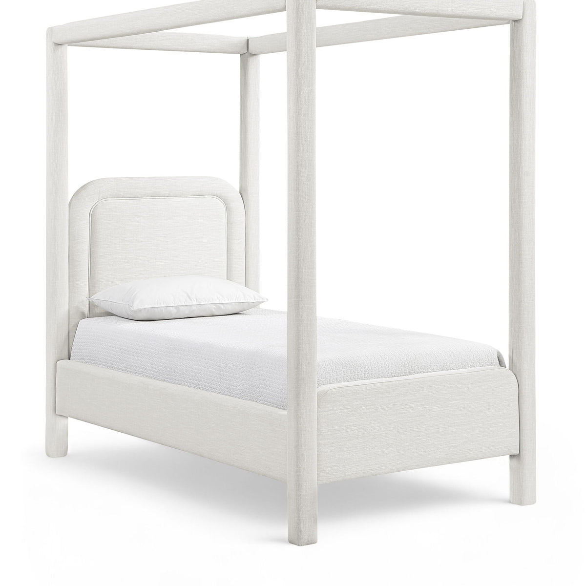 Salina - Linen Textured Fabric Upholstered Bed