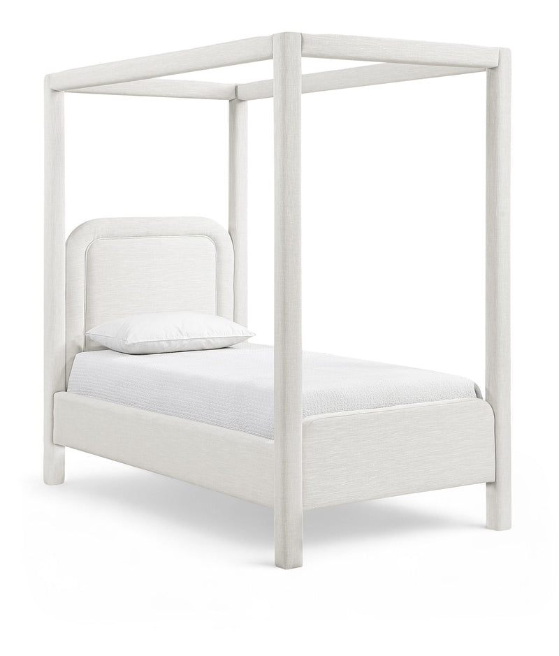 Salina - Linen Textured Fabric Upholstered Bed