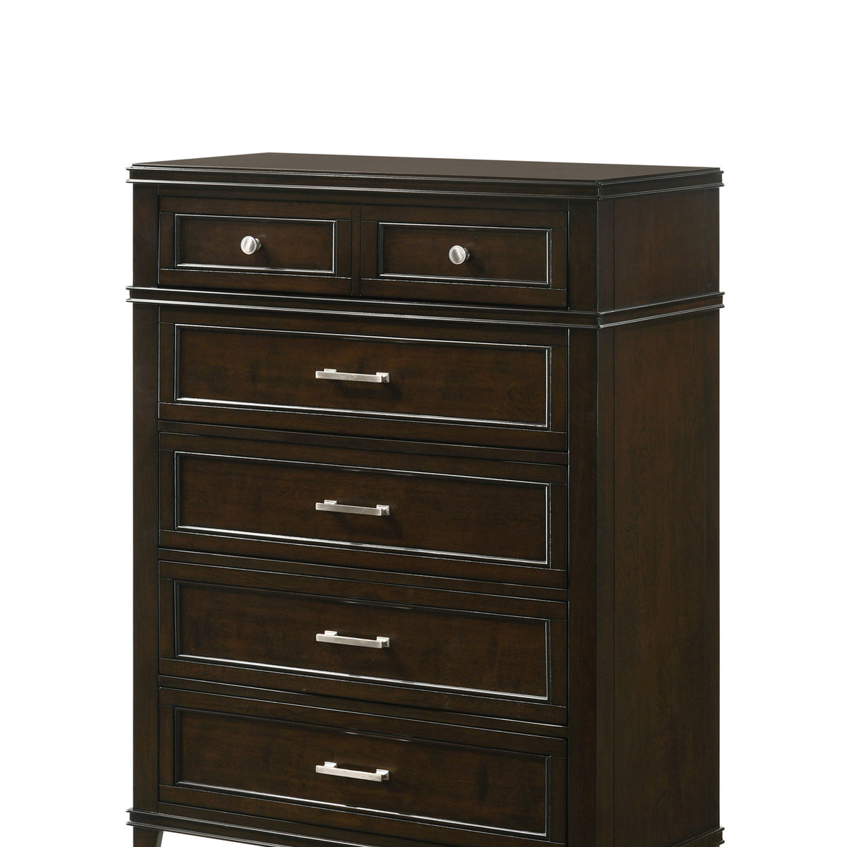 Merlot - 5 Drawer Chest - Mahogany
