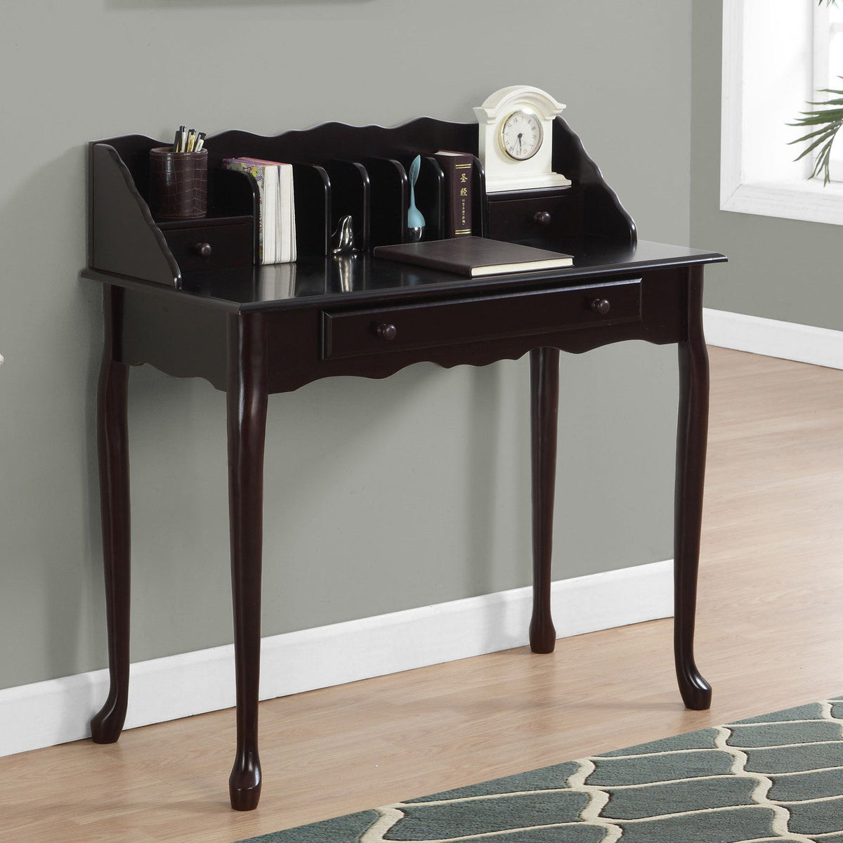Computer Desk For Home Office, Laptop, Storage Drawers, Traditional