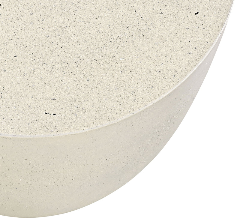 Reggio - Concrete Indoor / Outdoor End Table - Cream