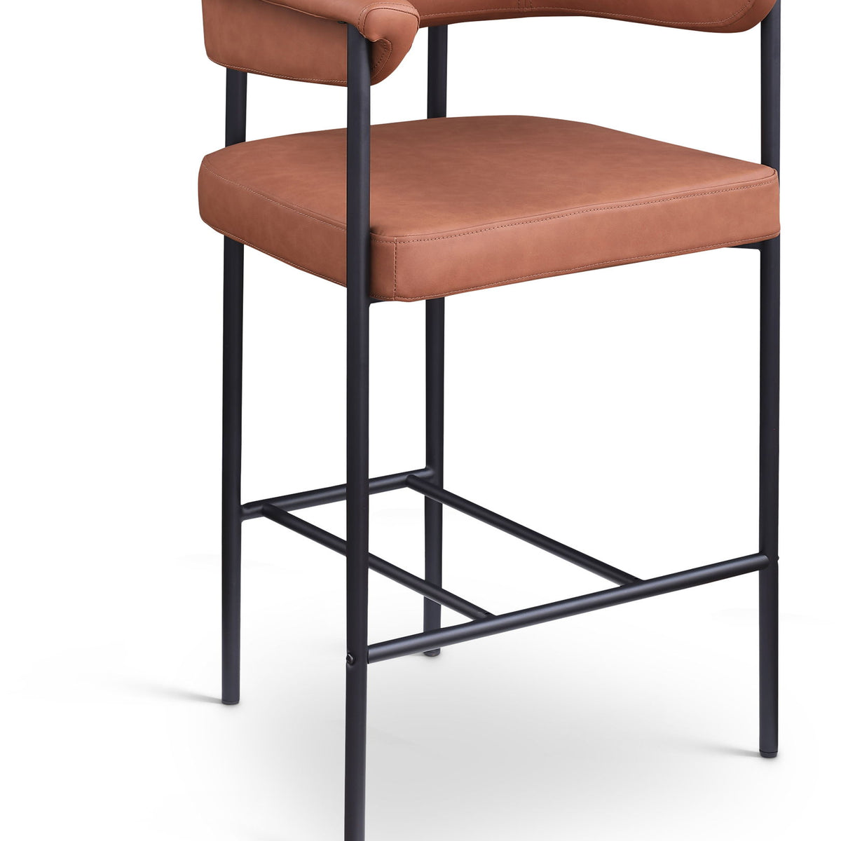 Malin - Faux Leather Counter Stool (Set of 2)